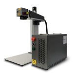 Mașină de marcat cu laser FIBER 100W, 200×200 mm, focalizare automată + EZCAD