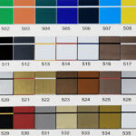 Laminat pentru gravare 600×400 mm / 0,8 mm – culori multiple